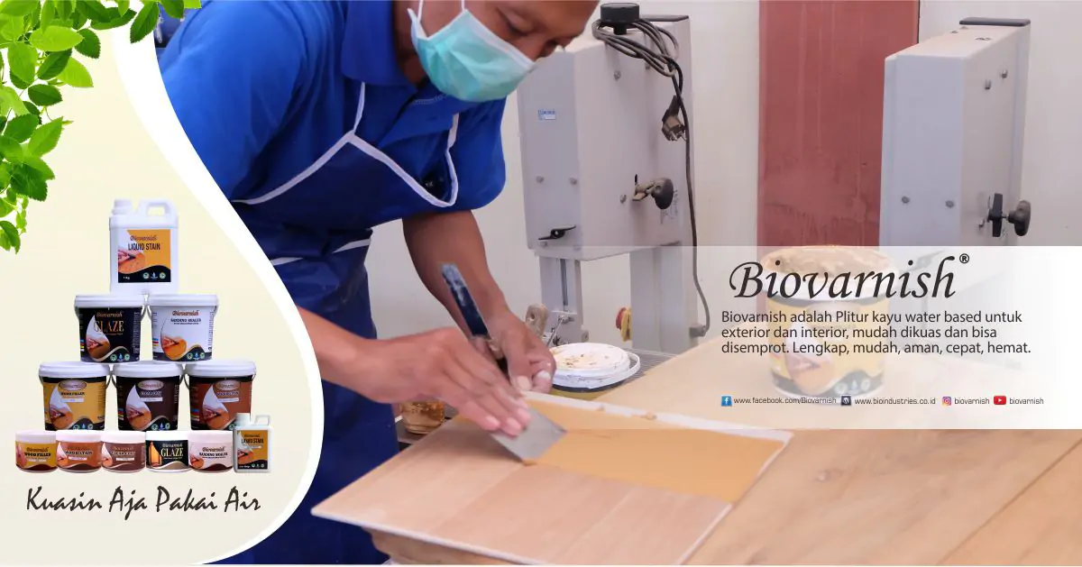 Baru Belajar Finishing Kayu? Pakai Cat Warna Natural Kayu Berikut Ini