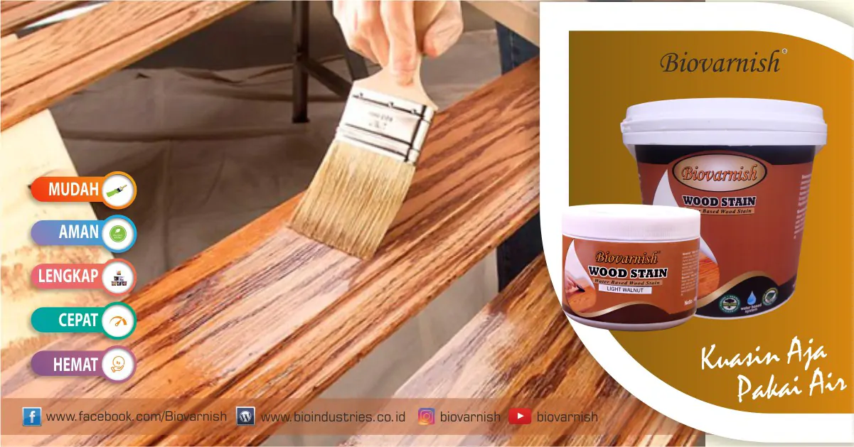 cat kayu water based biovarnish