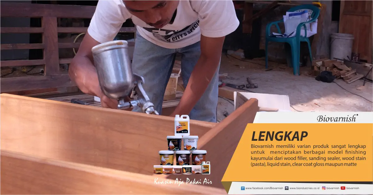 Lapisan Transparan Interior untuk Rak Dinding Kayu