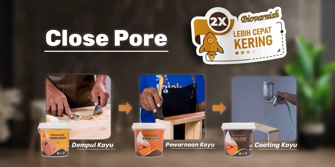 aplikasi finishing kayu biovarnish